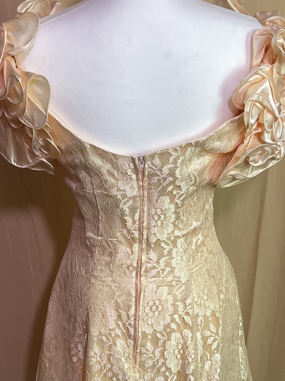 Betsy & Adam Vintage 1980’s Prom Dress - Picture 9 of 15